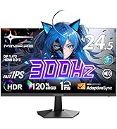Amazon.co.jp: Minifire ゲーミングモニター24.5インチ/300Hz